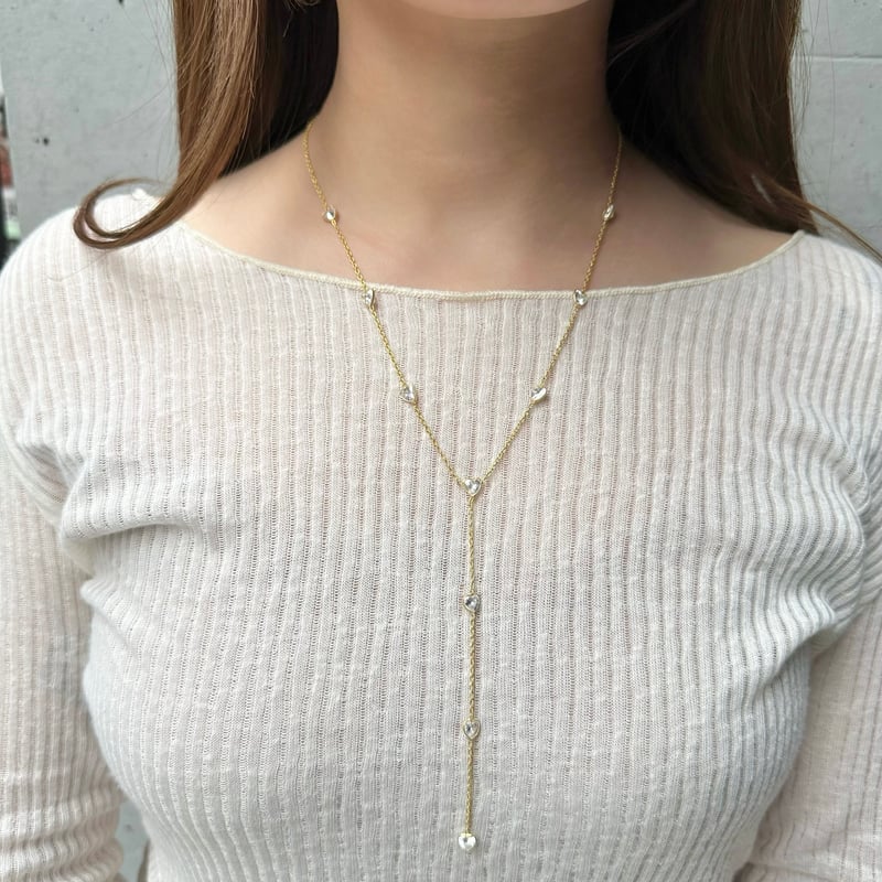 X hearts necklace | nananbijouxxx