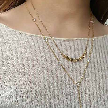 X hearts necklace