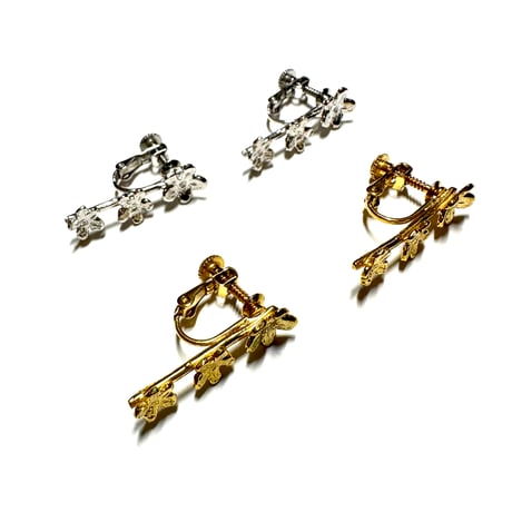 Fleurs pierce/earring (Set)