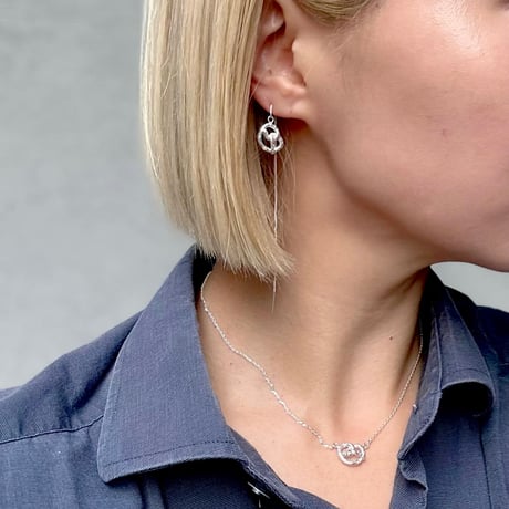 Salt pretzel pierce (Set)