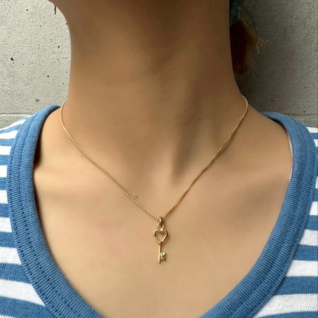 Heart key charm
