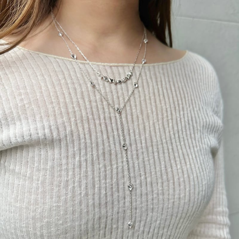 X hearts necklace | nananbijouxxx