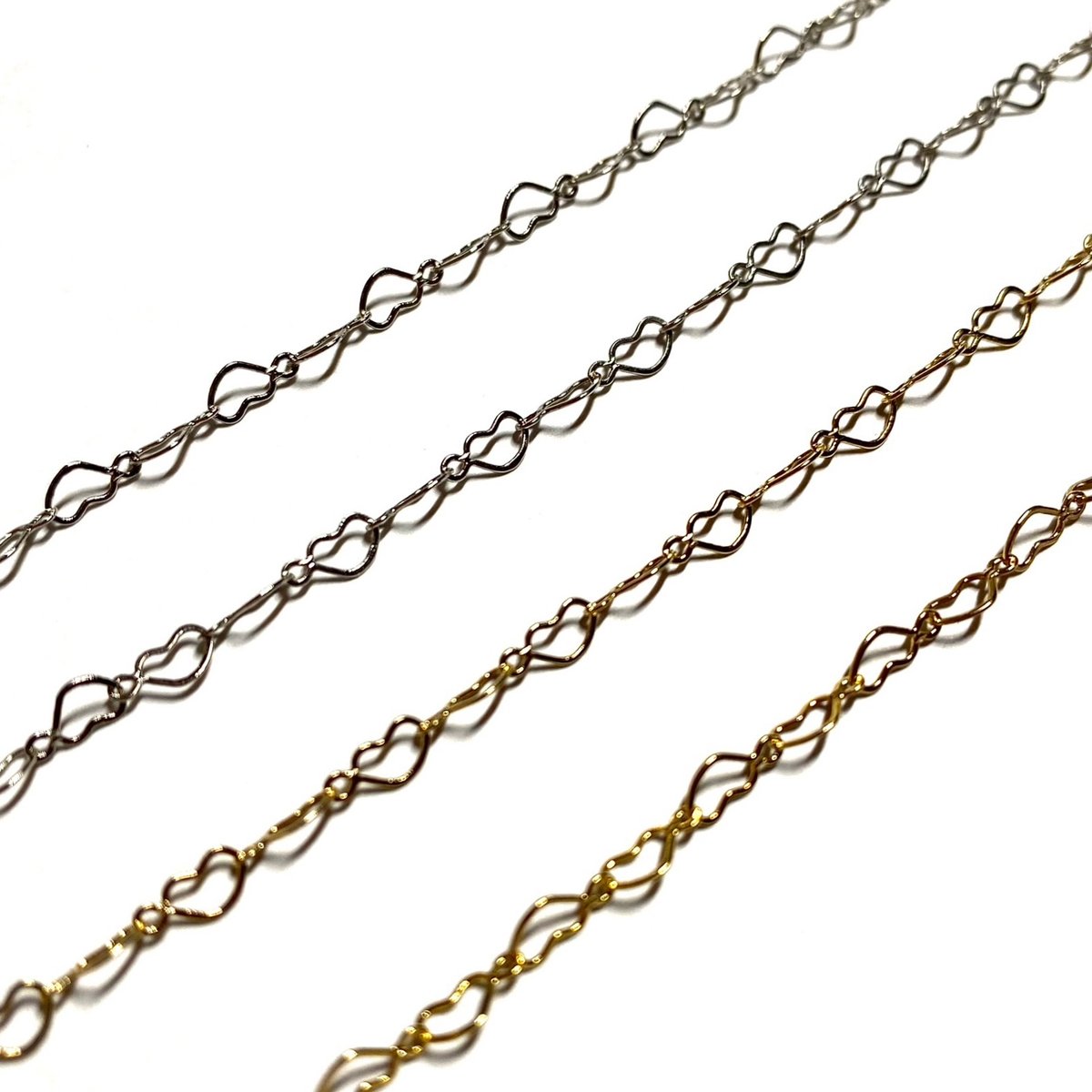 Infinity heart chain | nananbijouxxx