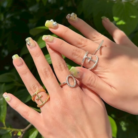 【受注生産】2連 cross ring