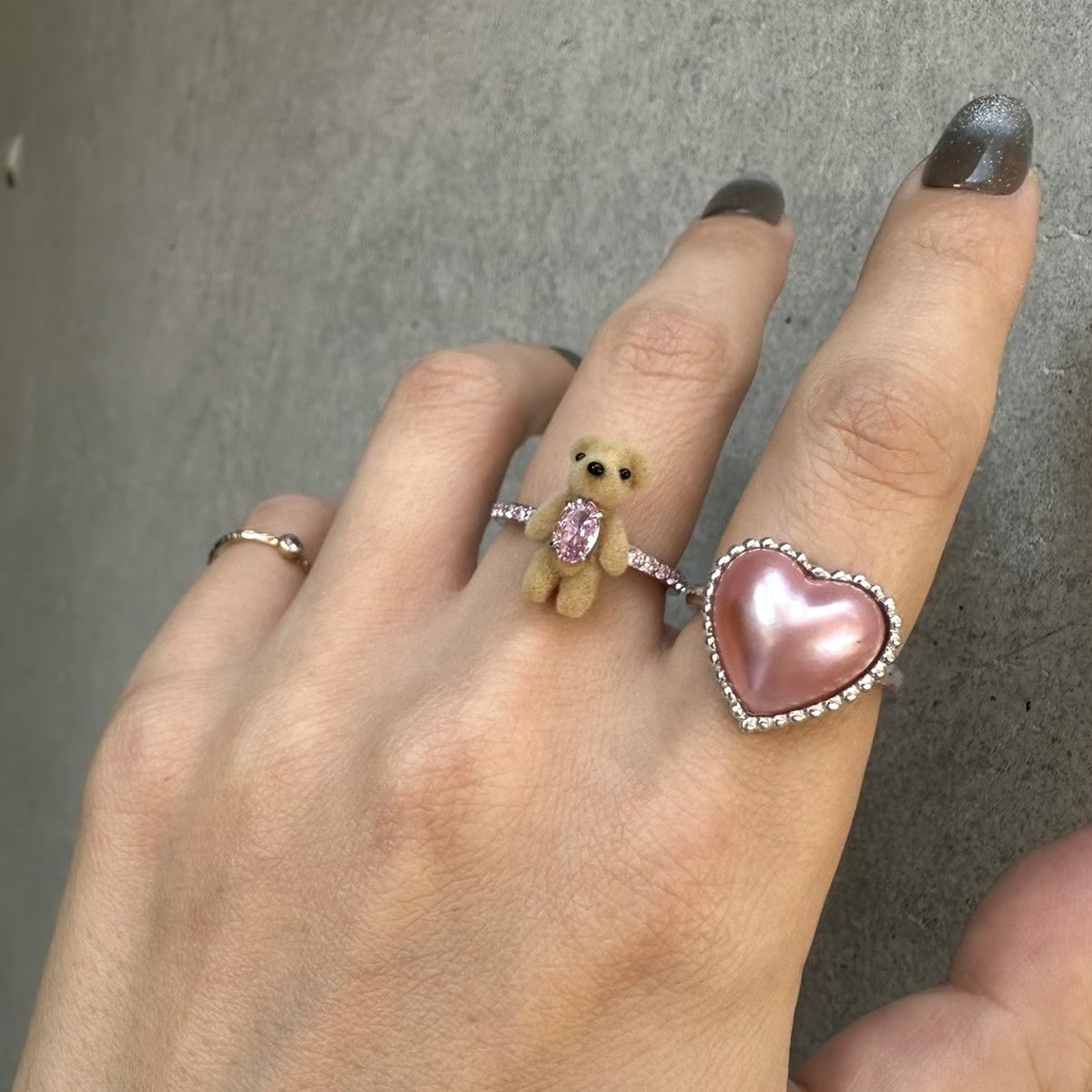 受注生産】Heart Pearl Ring（ミル） | nananbijouxxx