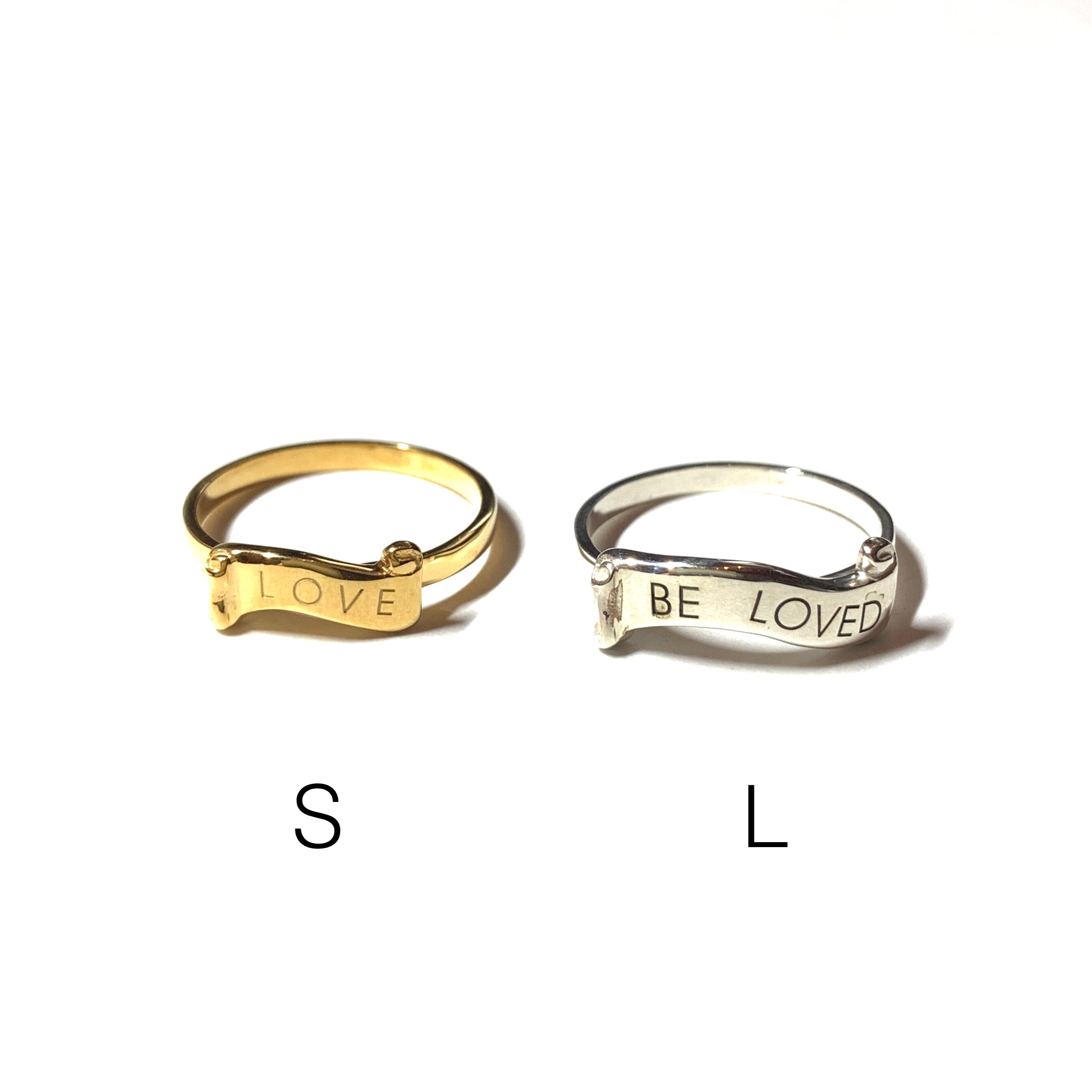 受注商品】Custom ribbon ring S (5文字まで) | nananbijouxxx