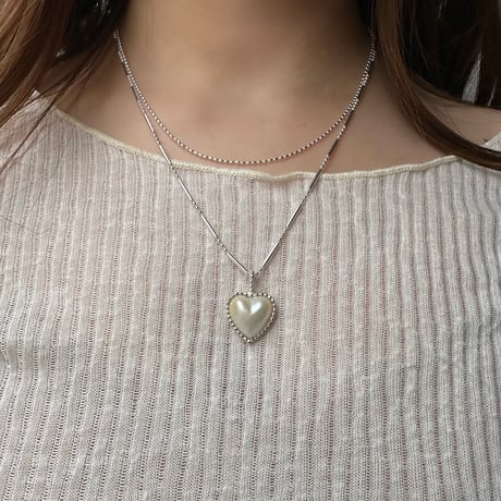 Heart Pearl Charm