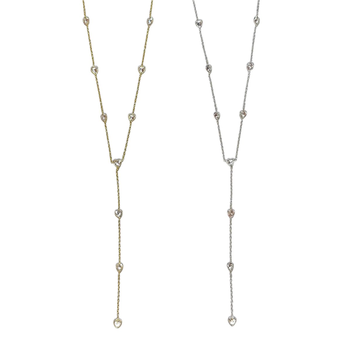 X hearts necklace | nananbijouxxx