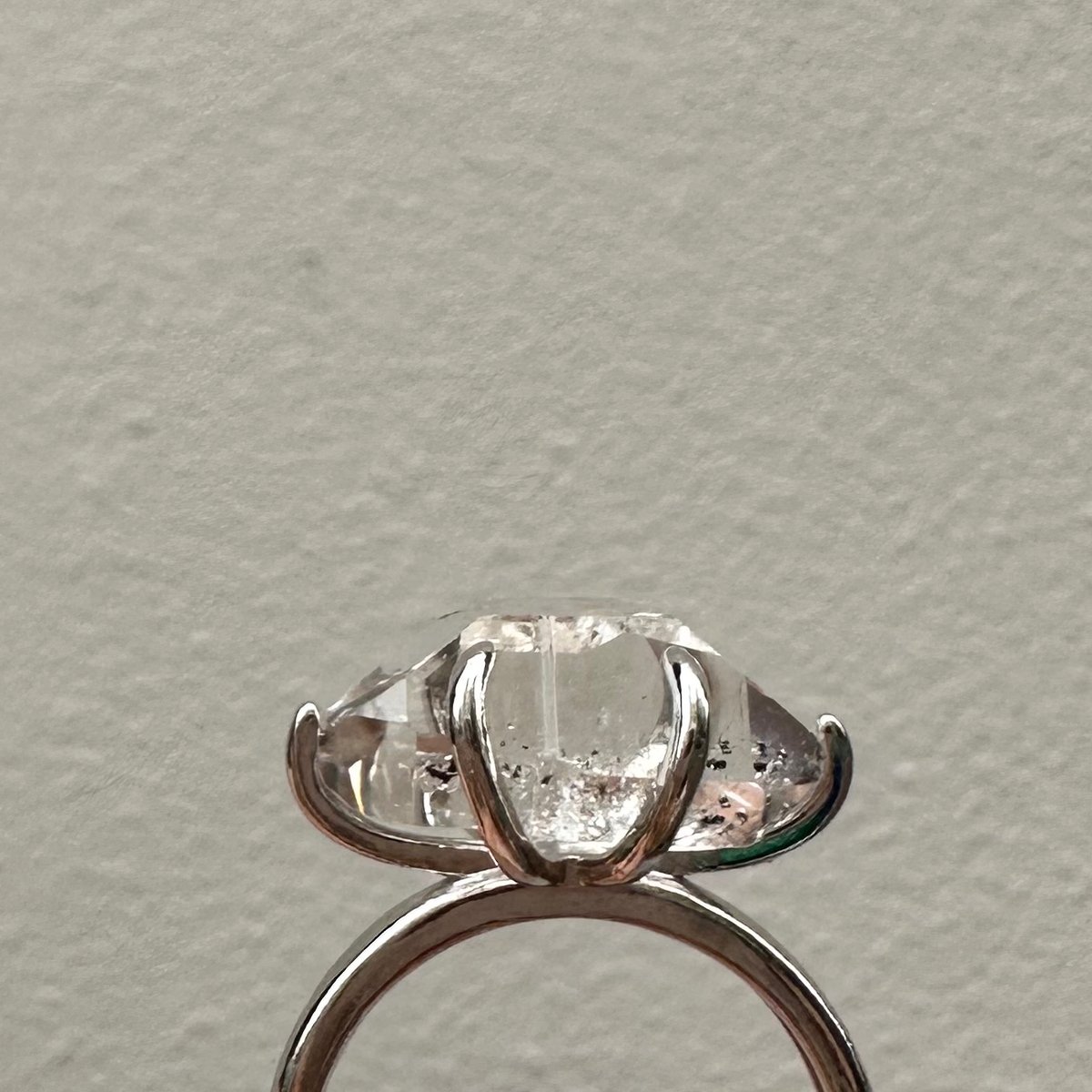 ハリックァハーキーマダイヤモンドリング（used美品） Herkimer Diamond Ring | nananbijouxxx