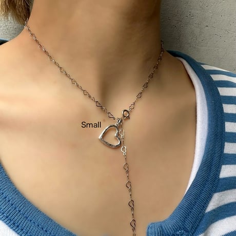 Open heart charm