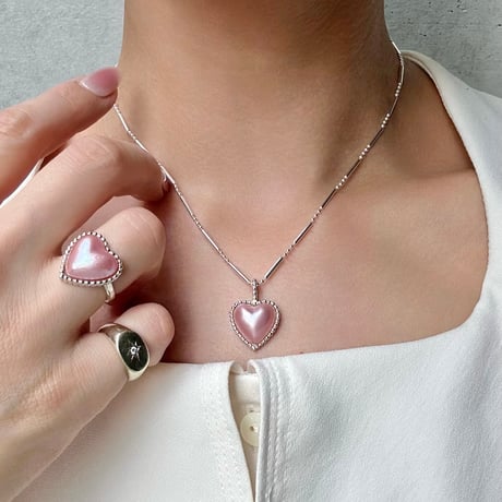 Heart Pearl Charm