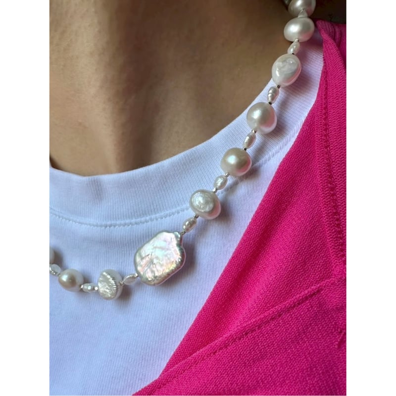 正規店完売品】stringting☆ カラフルビーズ×大粒パール