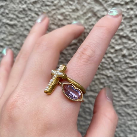 【受注生産】Kiss ring (カット)