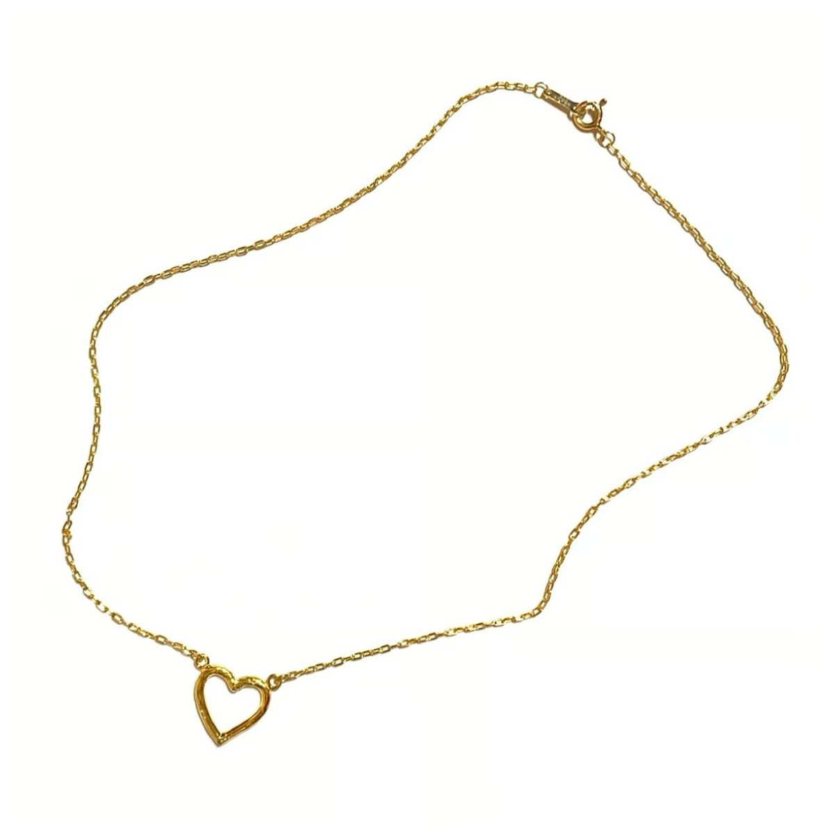Open heart necklace〈Small〉 | nananbijouxxx