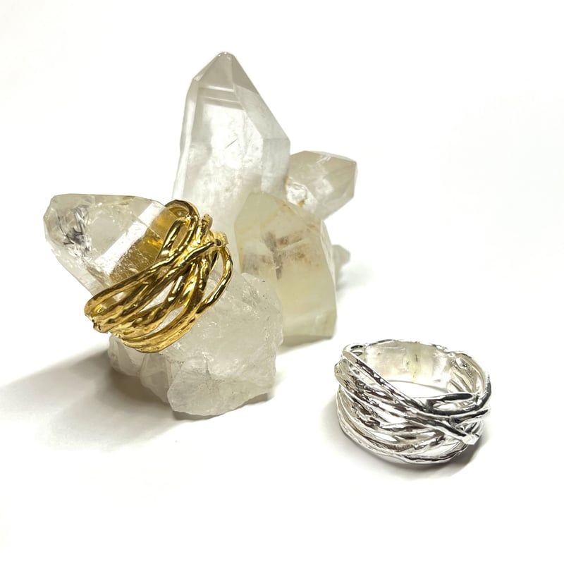 nananbijouxxxリング nananbijouxxx ハート モザイクオパール リング