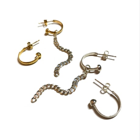 2way hoop pierce (Set) ピアス本体