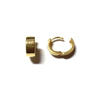 Brass hoop pierce (Set) [K18PD]