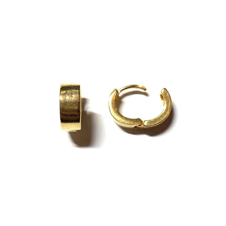 Brass hoop pierce (Set) [K18PD]
