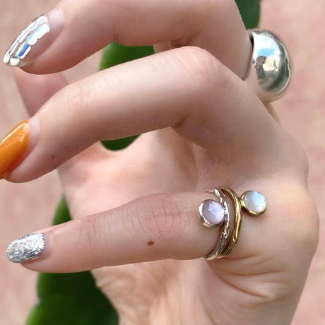 【受注生産】Bijou ring (ゴールド)