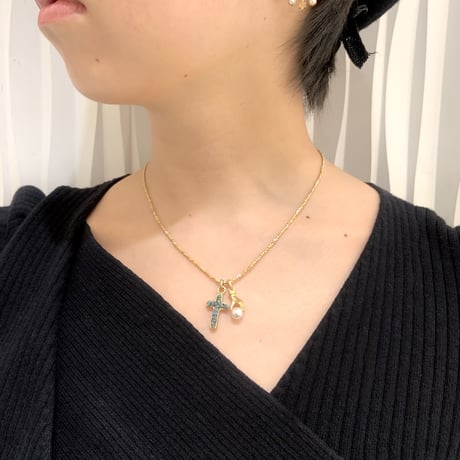 Dress in pearl charm