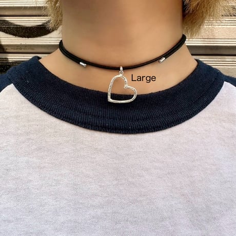 Open heart charm
