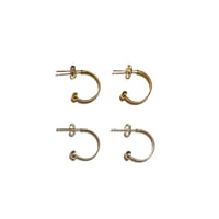 2way hoop pierce (Set) ピアス本体