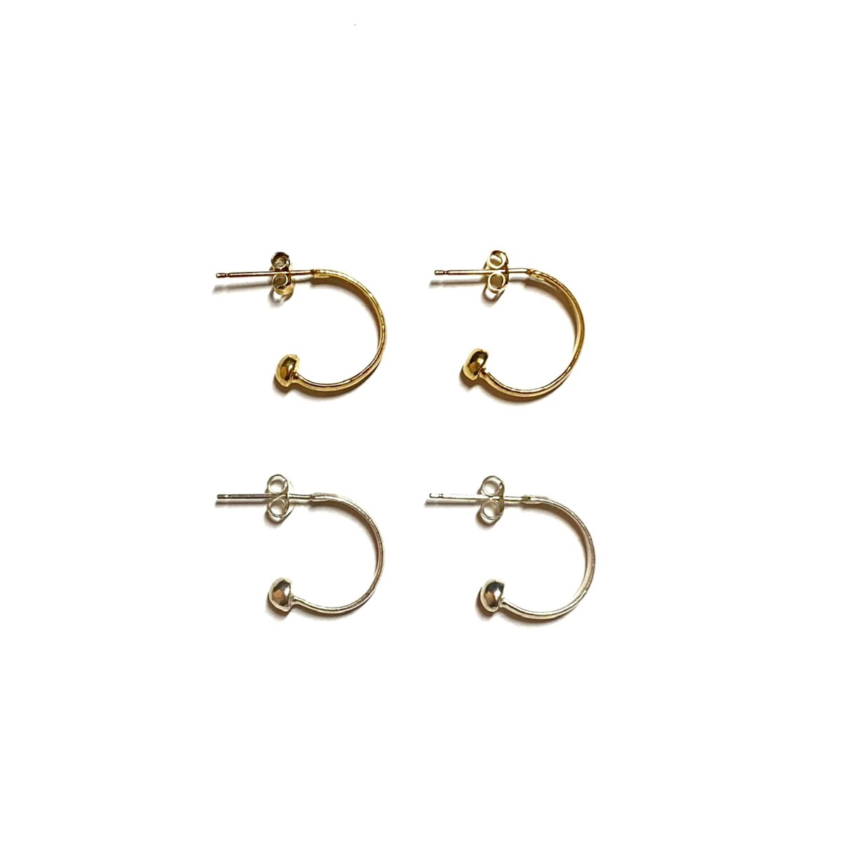 2way hoop pierce (Set) ピアス本体 | nananbijouxxx