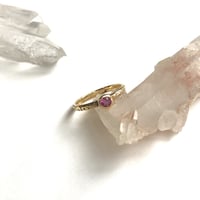 【受注商品】Birthday stone pattern ring (7月/ルビー)