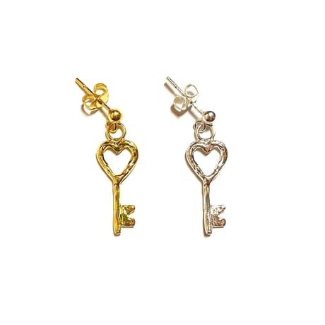 Heart key pierce (1P)