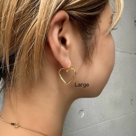 Open heart hoop pierce (Set)
