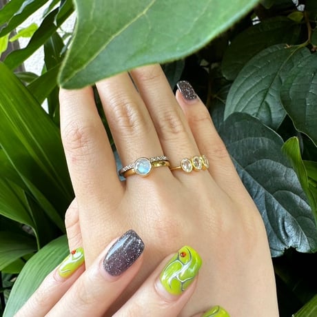 Orion ring (ホワイトトパーズ)