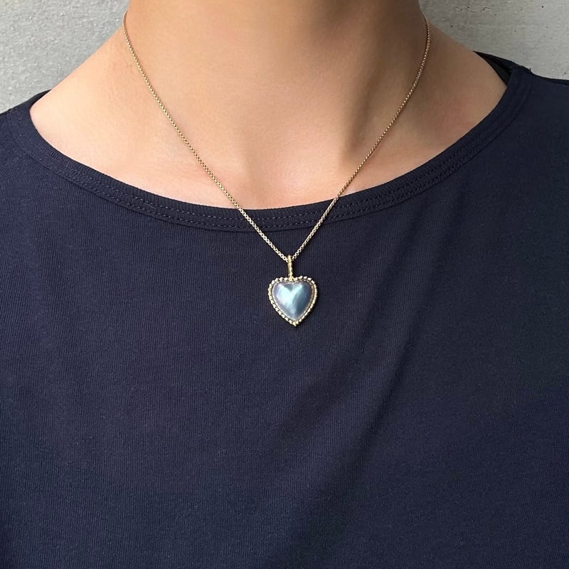 Heart Pearl Charm | nananbijouxxx