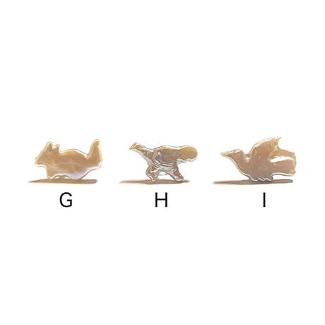 Animal cookies pearl pierce (1P)