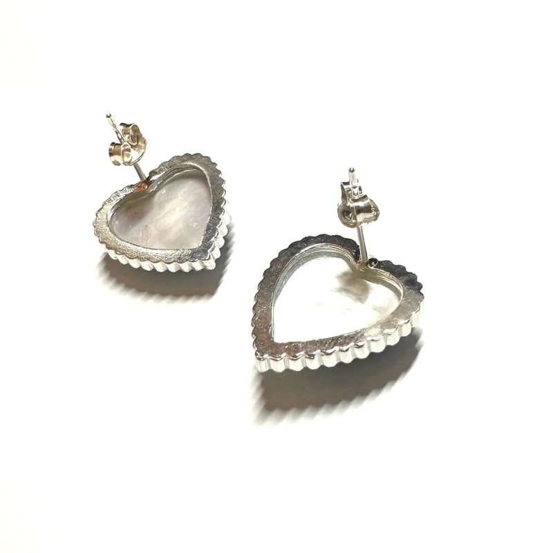 ☆*☆様 Pearlish Heart Pearl Stud Pierce パー Heart Stud Pierce