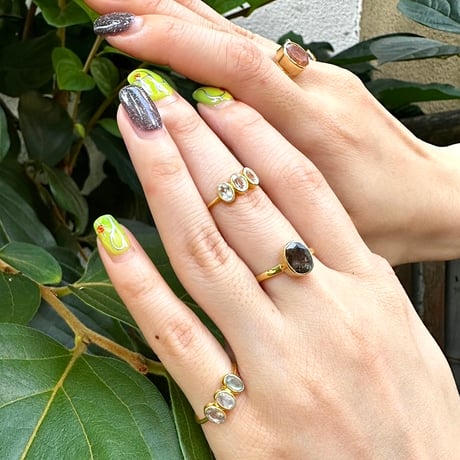 Orion ring (ホワイトトパーズ)