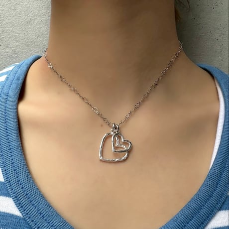 Open heart charm