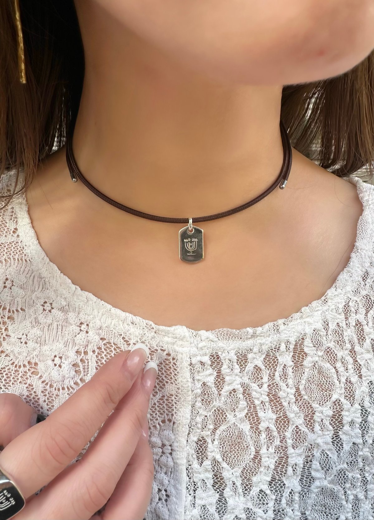Script dog tag | nananbijouxxx