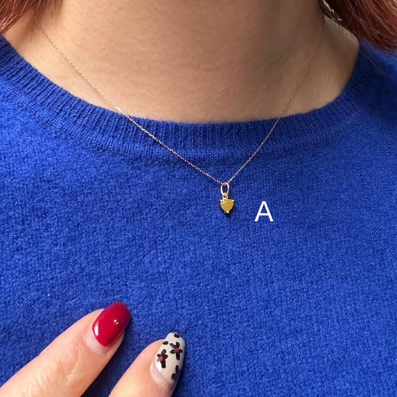 ポメころび様　グリーンバンデッドオニキス　チャーム　14kgf　他2点 K18 yellow diamond charm | nananbijouxxx