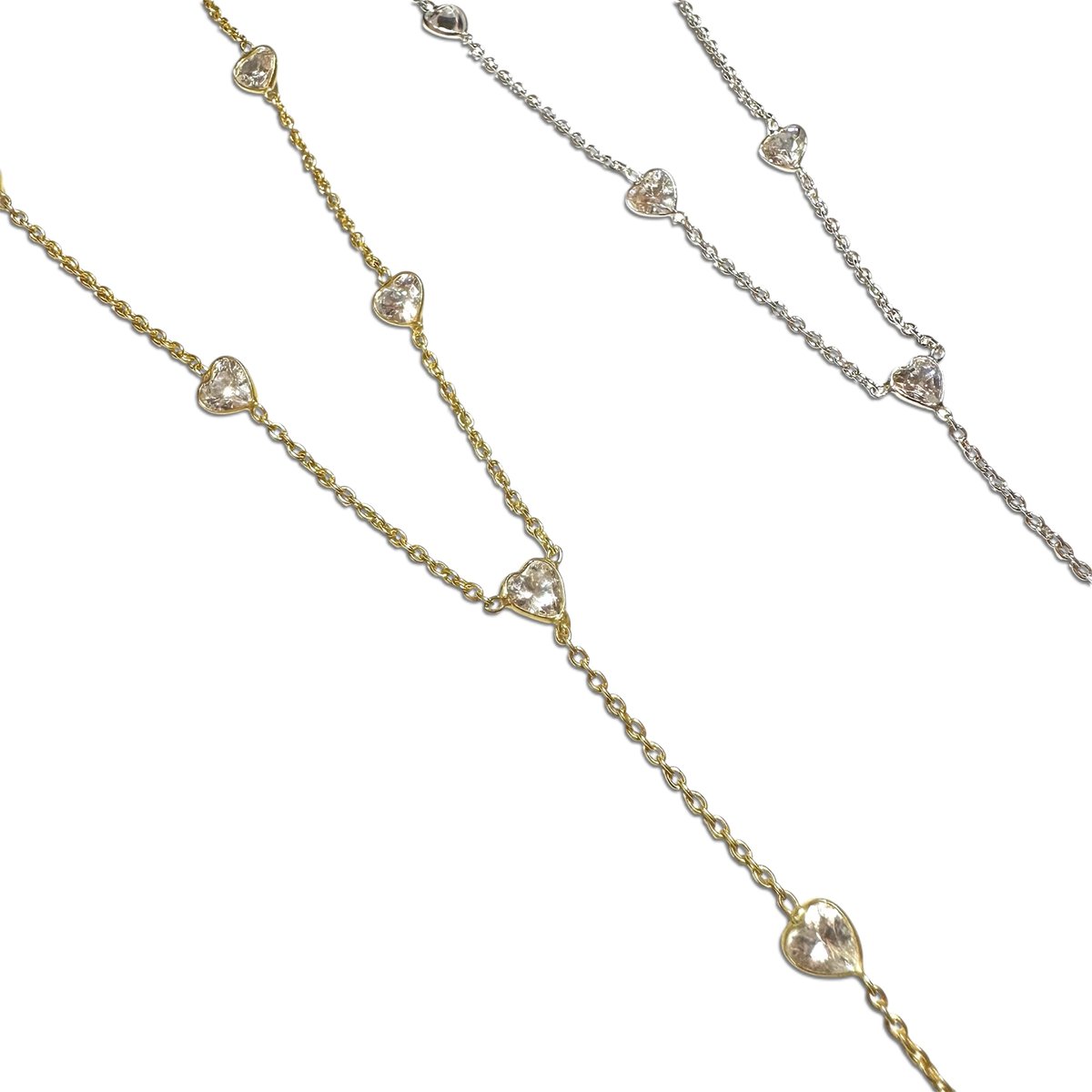 X hearts necklace | nananbijouxxx