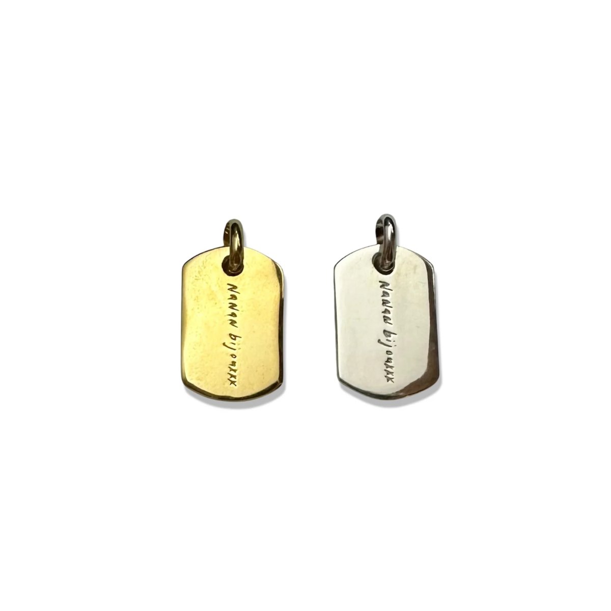 Script dog tag | nananbijouxxx