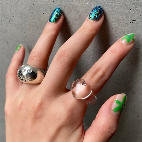 Himalayan Quartz Heart ring