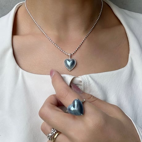 Heart Pearl Charm