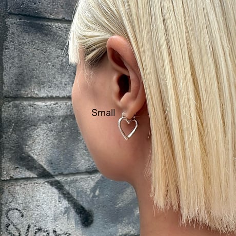 Open heart hoop pierce (Set)