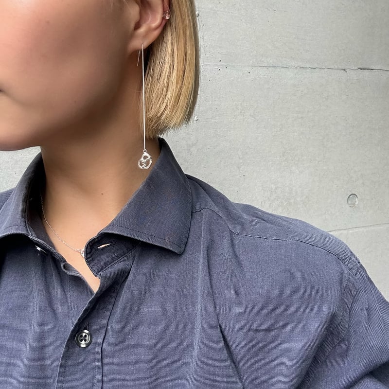 Salt pretzel pierce (Set) | nananbijouxxx