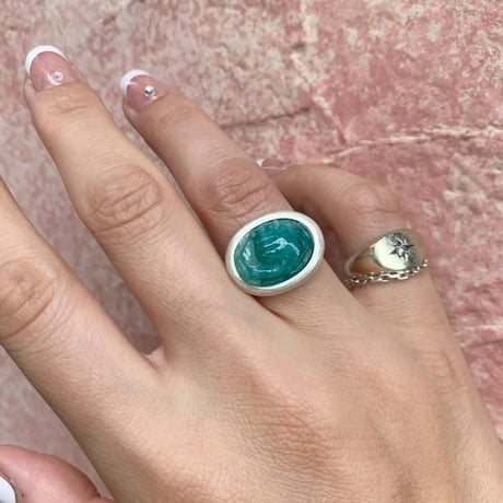 【受注商品】Handshake cameo ring (レギュラーサイズ/Lサイズ)