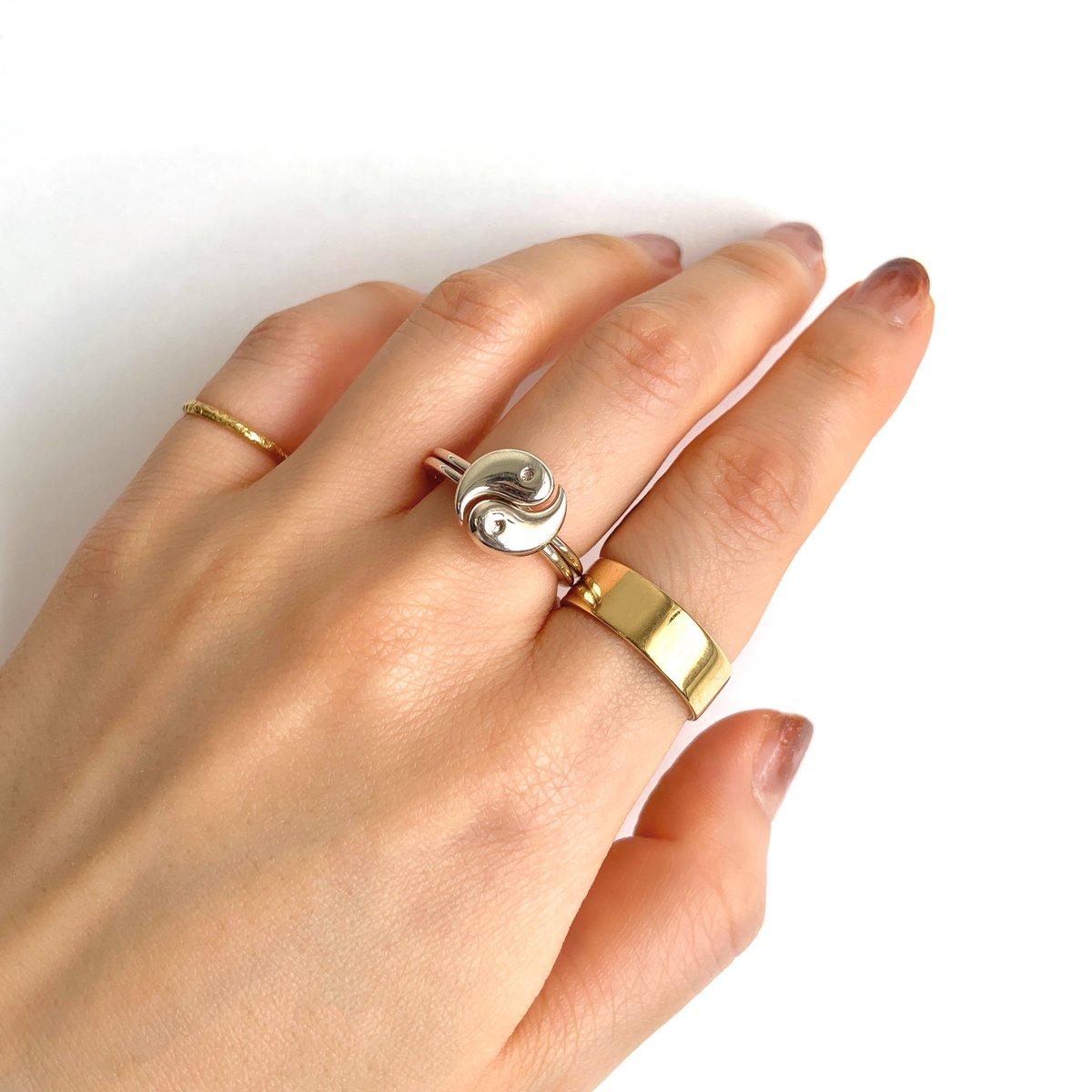 Stamp ring / Arrow | nananbijouxxx