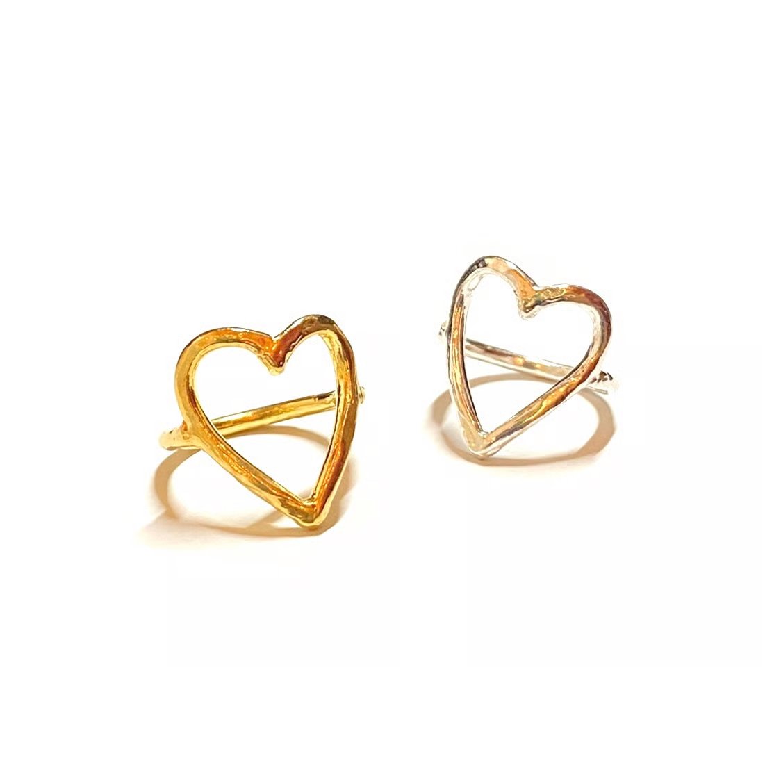 Neo open heart ring | nananbijouxxx