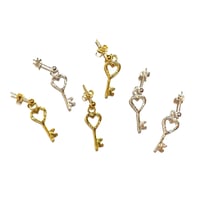 Heart key pierce (1P)