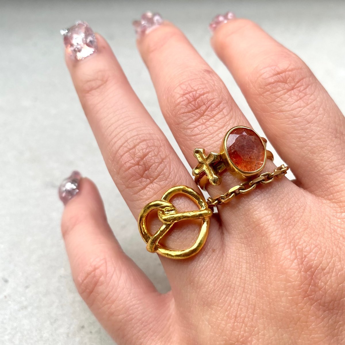 Pretzels ring〈Small〉 | nananbijouxxx