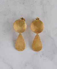 【耳飾り展 期間限定商品】satela 満月のピアスorイヤリング mks-26-29